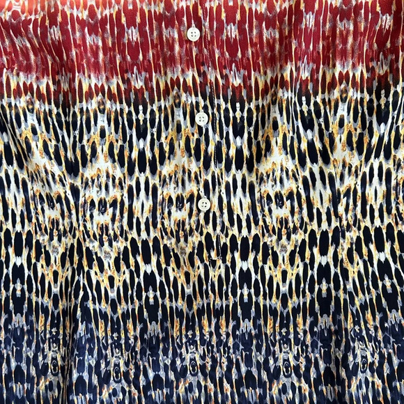 CAbi Women’s Collared Love Blouse Large #3078 - Picture 10 of 11